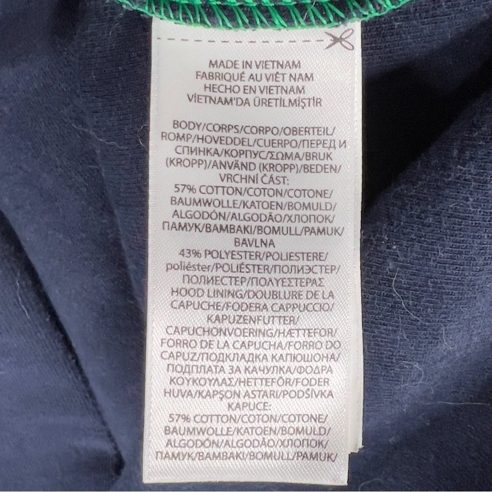 Polo Ralph Lauren Spell Out Logo Multi Colorblock Hoodie Men's 2XLT Pullover‎